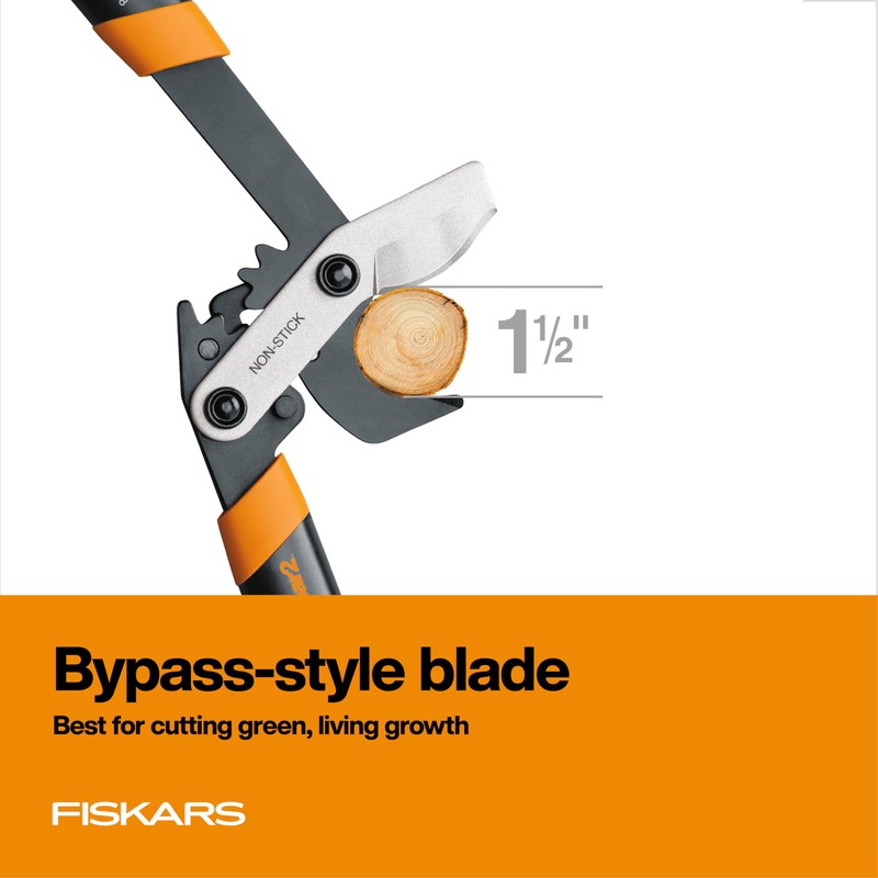 Fiskars 18-Inch Loppers for Tree Trimming, Heavy Duty, Sharp Bypass