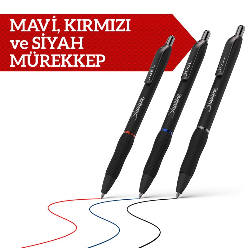 SHARPIE S-Gel Pen 0.7 mm Refill Black Normal