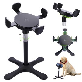 Elevated Dog Bowls for Large and Extra Large Dogs,Adjustable Width Dog Bowl Stand for 5.5-9.5" Wide Bowls,Food and Water Feeder,Single Holder with Tilted Height Adjust 12.4''-18.9'' (1 Pack)