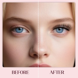 Magnetic Eyelashes With Applicator No Glue or Eyeliner Needed Unidollss Magnet Eyelashes Natural Look Reusable Magnetic Lashes Clusters Kit Cat Eye Magnet Eyelash Windproof & Waterproof 1 Pair (03)