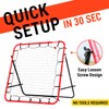 Soccer Rebounder Kickback Football Rebound Net (Adjustable Angle) Portable Easy