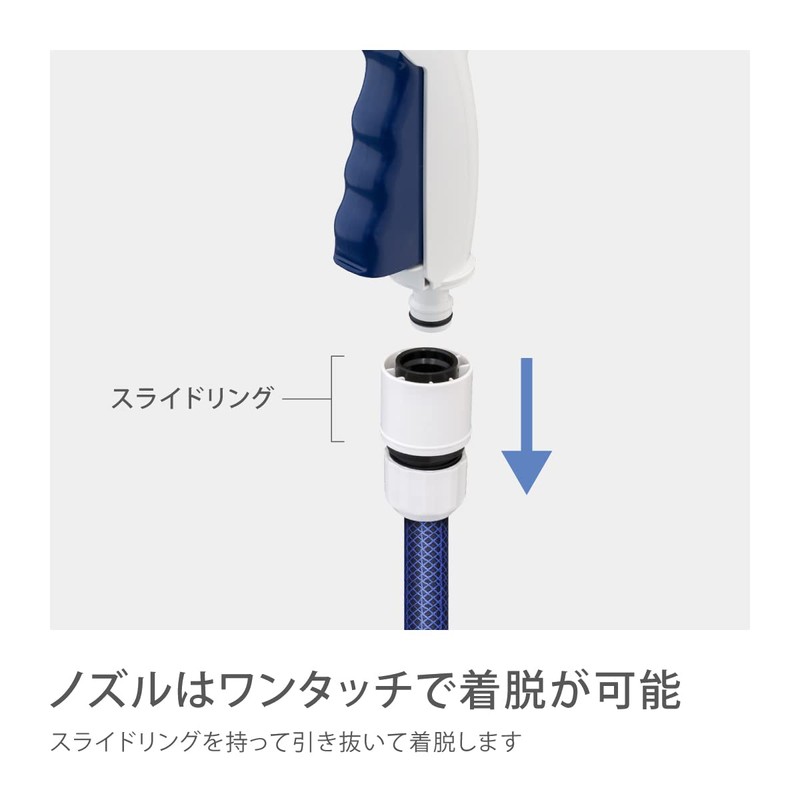 Takagi QG1213NB Watering Nozzle, Smart Nozzle S, Regular Hose