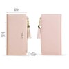 Womens Wallet Cute Elegant Long Slim Card Holder Case Minimalist