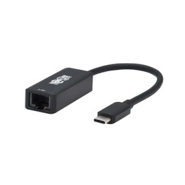 Tripp Lite USB-C to RJ45 Gigabit Ethernet Network Adapter Up to 2.5 Gigabits Per Second Network Speed - Windows, macOS, Chrome & Linux Widely Compatible - USB 3.2 Gen 1, 3-Year Warranty (U436-06N-2P5)