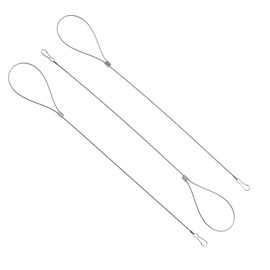 Lovelysp- Stainless Steel Adjustable Gate Latch Fence Gate Latch Gate Opener Gate Lock Cable for Metal Fence Garden Backyard. Gate(Silver)-3bars