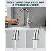 WOWOW Kitchen Faucets with Sprayer:Pull Down Kitchen Faucet with Dual