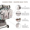 Diaper Bag Totes with Changing Pad & Stroller Straps, Large