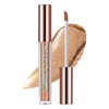 Flüssiger Lidschatten, Gold Chamäleon Liquid Eyeshadow, Metallic Shimmer Changing Glitzerlidschatten,