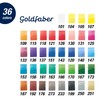 FABER-CASTELL Goldfer Watercolour Pencils, 36 Metal Case, 1 Pack, Pack