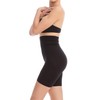 Farmacell Shape 602 (Black, XL) Women's high-Waisted Shaping Control mid-Thigh