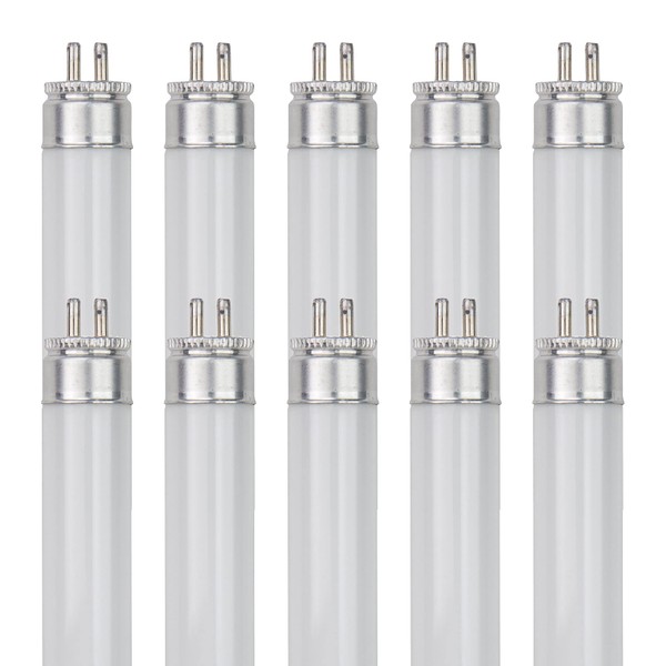 Sunlite F4T5/BL 4-Watt T5 Linear Fluorescent Light Bulb Mini Bi Pin Base, Black Light, 10-Pack