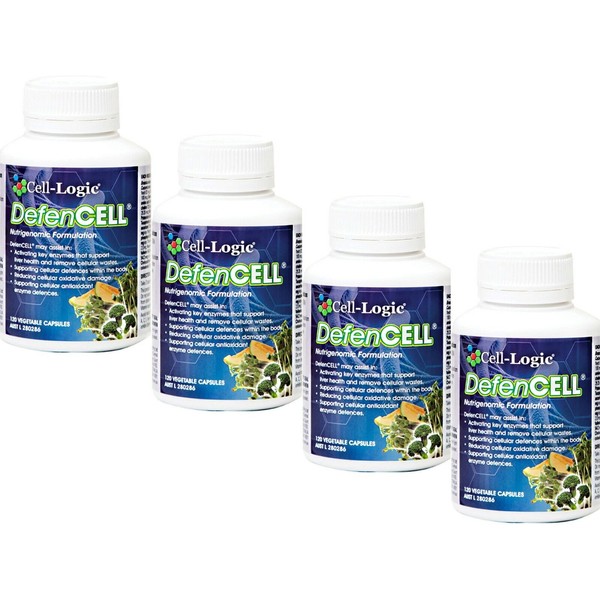 4 x 120 capsules CELL LOGIC DefenCell ( Nutrigenomic dietary supplement )