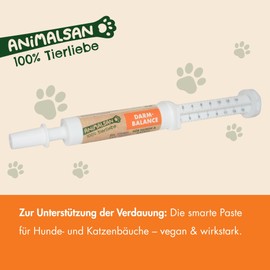 Animalsan DarmBalance – vegane Paste für Hunde & Katzen zur Unterstützung der Verdauung, mit Pro- & Präbiotika, Pektin, Kaolin & Glutaminpeptid – 16/32/64 ml (16ml)