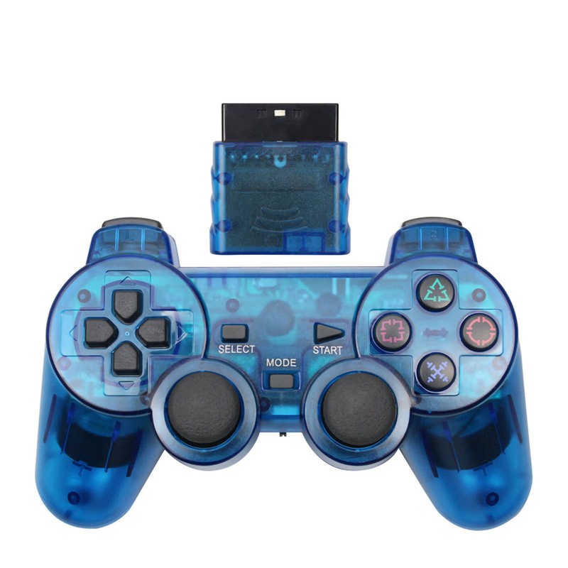 Wireless Gamepad Transparent Sensitive 2.4G Dual Vibration Gamepad Controller for