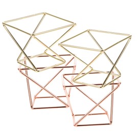 IWOWHERO 4pcs Makeup Sponge Holder Luxury Reusable Cosmetic Racks for Display and Drying Compact Makeup Sponge Storage for Home and