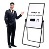 Betorcy Magnetic Dry Erase Board with Stand, 40"x24" Double Sided