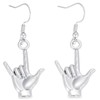 Sign Language Earrings Gifts for Women Earrings Friends Teachers Students