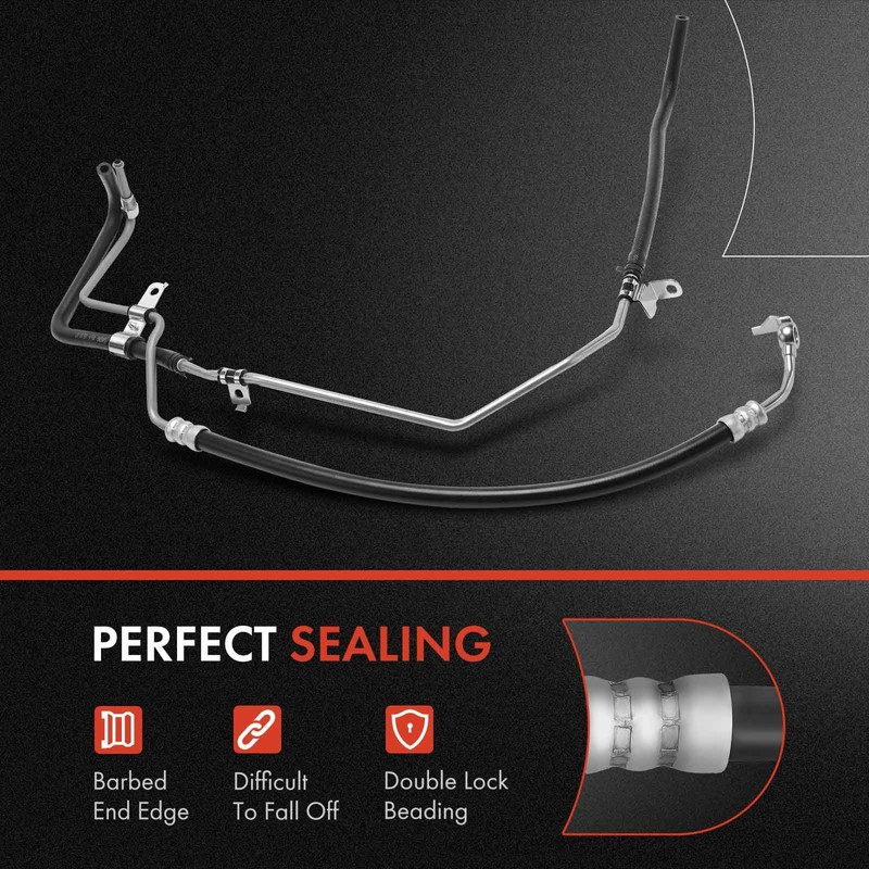 A-Premium Power Steering Pressure & Return Hoses Line Assembly Compatible
