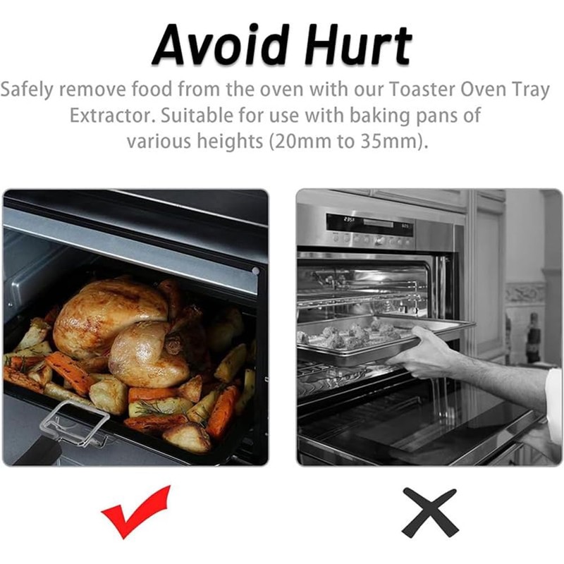 Nxyupv Universal Tray Remover for Electric Ovens Tray Handle Food