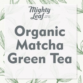 MIGHTY LEAF Organic Matcha Green Tea, 1.5 OZ ea, 3 pack