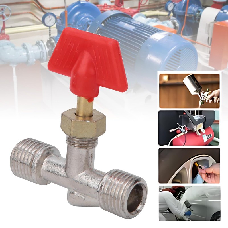 Air Compressor Accessory-5 Pcs Needle Valve 1/4in Float Ball Valve