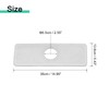 QUARKZMAN Kitchen Sink Splash Guard Leather Tap Suction Mat Splash