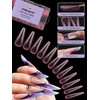 TOROKOM 120 PCS Dual Nail Forms for Poly Extension Gel,