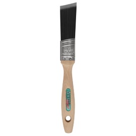 Axus Decor Mage Cutter Brush (Onyx series) Unique Tricho Filament, Smooth, Medium Stiffness, Bamboo Handles, Rust-Resistant Stainless Steel - 1"/25mm