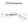 AlveyTech Parking Brake Cable for 49cc, 110cc, & 125cc Kandi