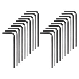 HARFINGTON 120pcs Hex Key Wrench 2.5mm Metric CR-V L Shaped Hexagon Head Repairing Tool for Bikes Furniture Repair