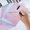 100 Sheets DIN A4 Watercolour Writing Paper with 10 Designs,