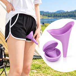 Portable Female Urination Device for Camping & Travel – Soft Silicone Stand-Up Pee Funnel for Outdoor Convenience