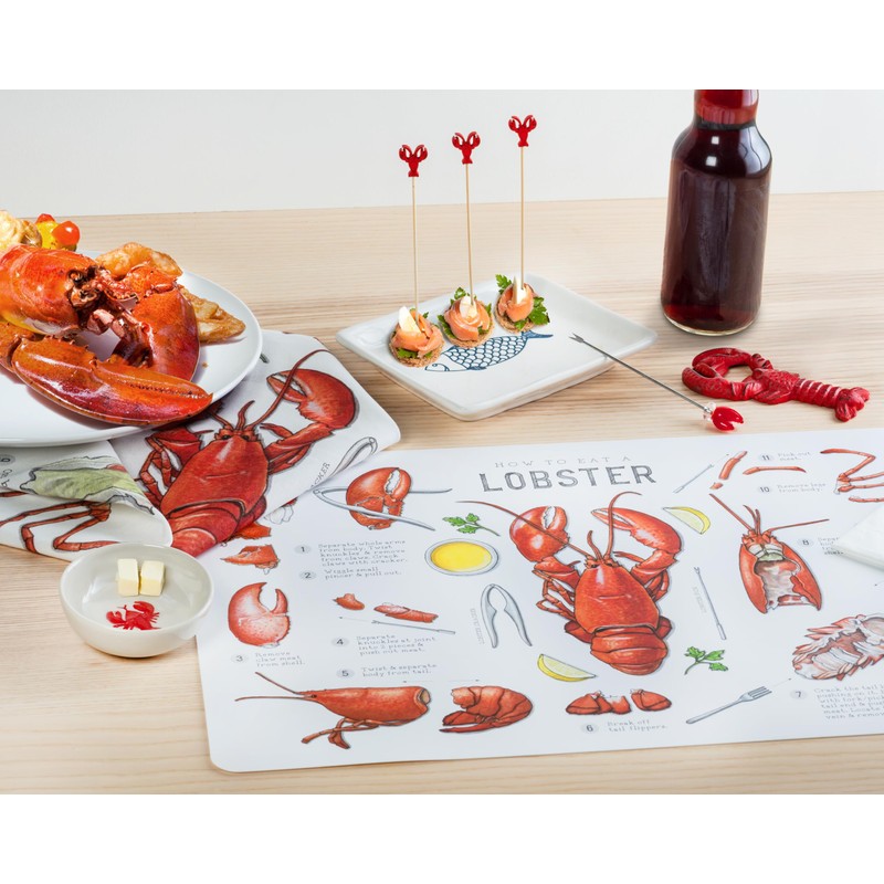 Abbott Collection Mini plato con langosta - cuenco de gres,