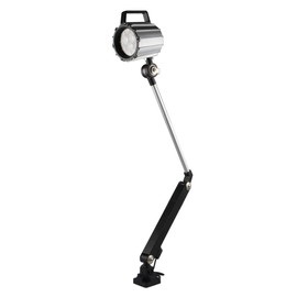 12W LED Work Light w/32" Arm 24-36V IP68 Adjustable Aluminum Alloy Industrial Lighting Machine Light for Lathe, CNC Milling Machine, Drilling Machine -Plus Long Arm (12)