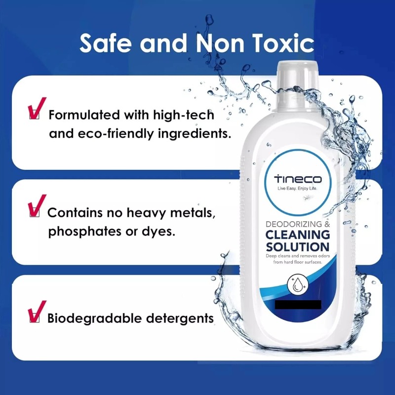 TINECO DEODORIZING & CLEANING SOLUTION REFILLS LOT OF 2, 16.9
