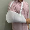 Gibbs 기브스팔걸이 팔골절 팔깁스 걸이 팔걸이 보호대 흰색 Gibbs Arm