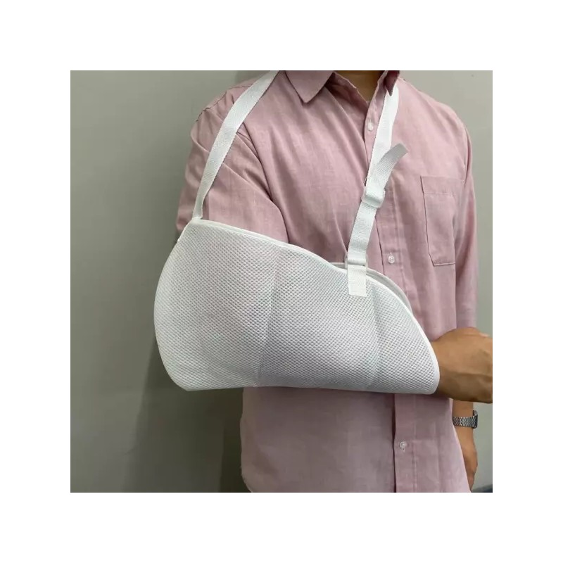 Gibbs 기브스팔걸이 팔골절 팔깁스 걸이 팔걸이 보호대 흰색 Gibbs Arm