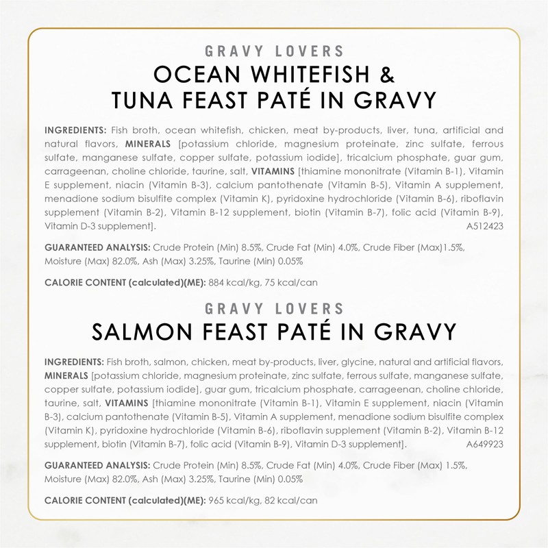 Purina Fancy Feast Gravy Lovers Variety Pack Feast Pate in