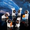 10 pcs Astronaut Object Astronaut Figurine Mini Rabbit Astronaut Rogat