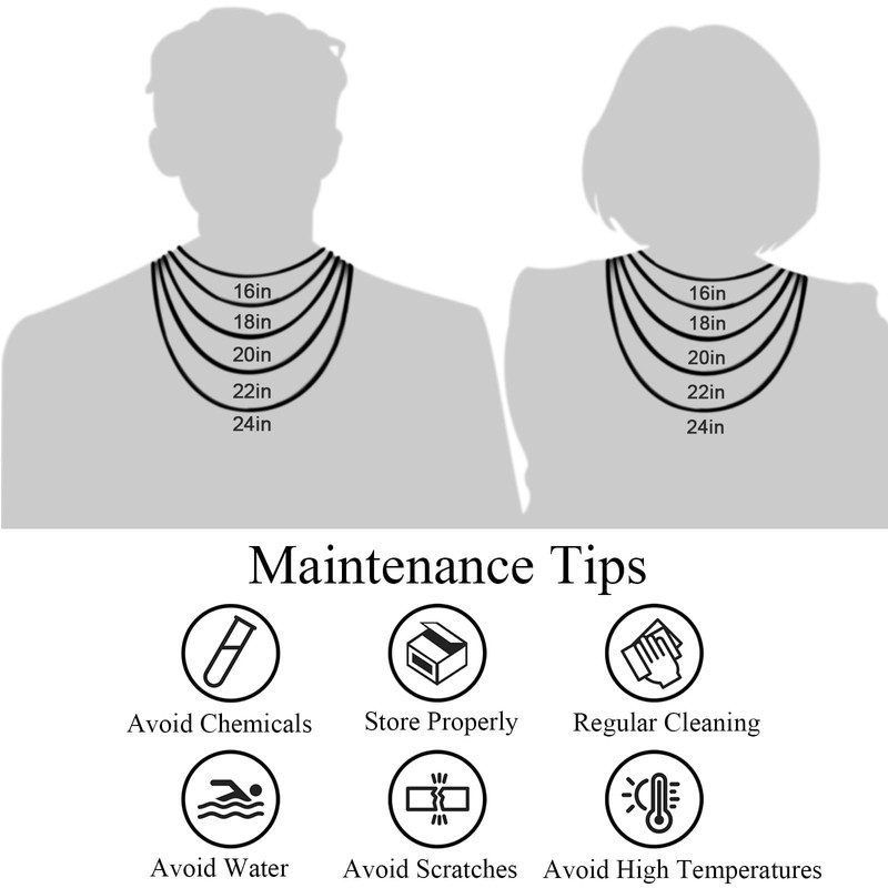 Fehki 3 PCS Chain Necklace for Men,Stainless Steel Gold Black