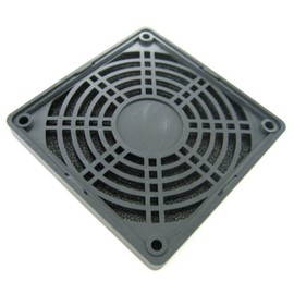 AABCOOLING Plastic Filter 80 Black - Fan Cover 80 x 80 mm, PC Filter Mesh, Computer Filter, 80 mm Fan Filter, Dust Filter