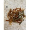 Unbranded Item#46 50ct 2"Rootbeer w/red glit, Avocado w/gr glit grubs,