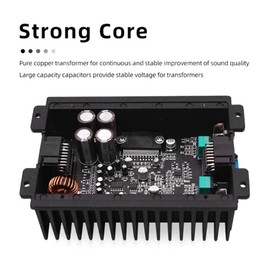 Peakloong Professional Amplifier Car Audio MP6800W Class Retrofit Power Amplifier Audio Stereo Android System Car Radio Stereo Easy Install