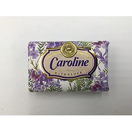 Caroline - Gift Soap Bar For Her Birthday Rose Scent Mum Grandmother Cleanser Lather Present Girl