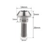 Wanyifa Titanium Motorcycle Brake Disc Bolt Screw M6 x 20mm