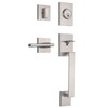 Nuk3y Haven Modern Handleset Front Door Entry Handle and Deadbolt