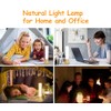 Light Therapy Lamp 10,000 Lux Happy Sunlight Lamps UV-Free with