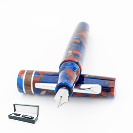 Monteverde Dragon Tree Fountain Pen (blue/brown) - M