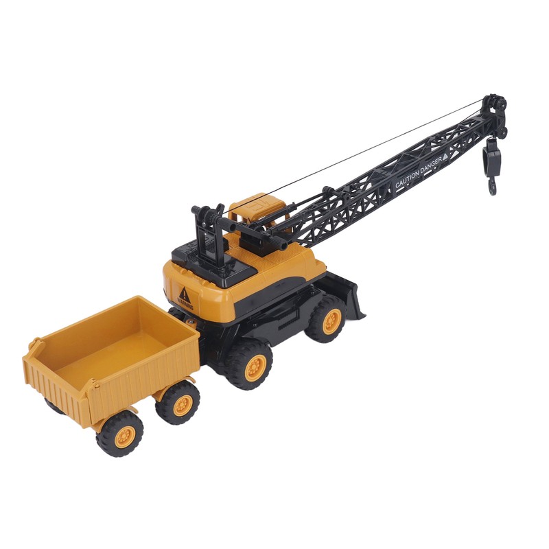 Crane Truck Toy 1:55 Strong Alloy Plastic Hand Eye Coordination