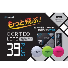 Muziik Corteo 39 PLUS Golf Balls, 1 Dozen Head Speed and Less (Apple Green)